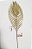 Galho Decorativo com Glitter Pena de Pavão Dourado 33cm - Galhos de Natal - Ref 67817003 D&A - Imagem 1