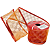 Fita de Natal Aramada Voal Quadriculada Cobre 6,3cmx9,14cm - Fitas Natalinas - Ref 1418060 Cromus Natal - Imagem 1