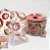 Fita de Natal Aramada Voal Branco com Bengalas Coloridas 6,3xcmx9,14cm - Fitas Natalinas - Ref 1317489 Cromus Natal - Imagem 3