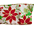 Fita de Natal Aramada Estampa de Flores Poisettia 6,3x9x14cm - Fitas Natalinas - Ref 1014288 Cromus Natal - Imagem 4