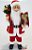 Boneco Papai Noel Tradicional em Pé Segurando Saco de Presentes 60cm - Ref 1017117 Cromus Natal - Imagem 1