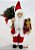 Boneco Papai Noel Tradicional em Pé Segurando Saco de Presentes 30cm - Ref 1025555 Cromus Natal - Imagem 1