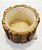 Cachepot Redondo Tronco de Madeira 12x19cm - Ref 1016488 Cromus - Imagem 2