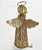 Anjo em Metal Dourado 16x11cm - Enfeites de Natal - Ref 1019304 Cromus Natal - Imagem 2