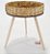 Mesa Redonda Trança de Palha Natural Com Pé Palito e Madeira 35x35x40cm com 1 Unidade - Ref 74560 D&A - Imagem 1