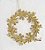 Mini Guirlanda Para Pendurar Dourada Gold Touch 14x14cm - Ref 1710602 Cromus Natal - Imagem 1