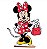 Enfeite Decoração de Mesa em MDF Minnie Mouse III 20.5cm - Festa Minnie Vermelha - Ref MN0509 Grintoy - Imagem 1