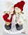 Enfeite Decorativo de Resina Menino e Menina com Pinheiro de Led - Decoração Natalina - Ref 1018465 Cromus Natal - Imagem 1