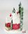 Enfeite Decorativo de Resina Chalé com Cerca e Pinheiros Nevados - Ref 1017334 Cromus Natal - Imagem 2