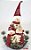 Bonecos de Neve no Cesto com Cachecol e Touca Xadrez Vermelho e Preto - Ref 1014145 Cromus Natal - Imagem 1
