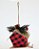 Enfeite Decorativo de Natal Casinha Xadrez Vermelho e Preto com Galho de Pinheiro - Ref 1019690 Cromus Natal - Imagem 3