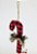 Enfeite Decorativo de Natal Bengala Xadrez Vermelho e Preto com Galho de Pinheiro - Ref 1019695 Cromus Natal - Imagem 3
