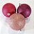 Bola de Natal Glitter Sortida Malva, Rose e Pink 10cm Jogo com 6 Unidades - Bolas de Natal - Ref 1020155 Cromus Natal - Imagem 2