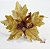 Flor de Natal Bico de Papagaio Dourado com Miolo de Pinhas - Flores Cabo Médio - Ref 74867006 D&A - Imagem 1