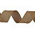 Fita Aramada de Juta Marom com Borda Dourada 63mm x 9,14mts - Fitas Decorativas - Ref 1022071 Cromus - Imagem 7