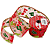 Fita de Natal Aramada Voil Vermelho Hohoho 6,3x9,14cm - Fitas Natalinas - Ref 1317499 Cromus Natal - Imagem 1