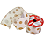 Fita de Natal Aramada Marfim com Bolas Prata e Dourado 6,3x9,14cm - Fitas Natalinas - Ref 1317108 Cromus Natal - Imagem 3