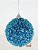Bola de Natal Azul Claro Crunch 10cm Jogo com 4 Unidades - Bolas Natalinas - Ref 1419787 Cromus Natal - Imagem 2