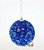 Bolas de Natal Azul Escuro com Paetê 8cm Jogo com 6 Unidades - Bolas Natalinas - Ref 1510859 Cromus Natal - Imagem 2