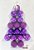 Bola de Natal Fosca, Glitter e Brilho Roxo 5cm com 17 Unidades - Bolas Natalinas - Ref 1316102 Cromus Natal - Imagem 1