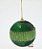 Bola de Natal Listras e Paetê Verde 10cm Jogo com 6 Unidades - Bolas Natalinas - Ref 1519331 Cromus Natal - Imagem 2