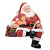 Papai Noel de Resina Sentado Lendo com Criança no Colo - Colecionáveis de Resina - Ref 1018095 Cromus Natal - Imagem 1