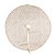 Saia Para Árvore de Natal 70cm Branca com Arabesco Glitter Dourado - Ref 1351146 Cromus Natal - Imagem 1
