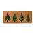 Capacho Pinheiros Natalinos 25x55cm - Tapetes e Capachos Natalinos - Ref 1351506 Cromus Natal - Imagem 1