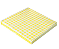 Guardanapo de Papel 32x32cm Xadrez Amarelo com 20Un - Silver Plastic - Imagem 4