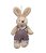 Coelho de Pelúcia Com Macacão Roxo - Mini Coelhos - Coleção Suspiro - Ref 1220375 Páscoa Cromus - Imagem 1