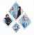 Quadrinhos Decorativos de E.V.A Frozen II - Festa Frozen - Ref 310036 Piffer - Imagem 1