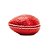 Ovo de Cerâmica Vermelho Tam M 8x14x10cm - Coleção Eclair - Ref 1320010 Páscoa Cromus - Imagem 1