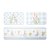 Kit Tapetes Para Cozinha Peter Rabbit Azul e Branco Jogo com 3 Unidades - Decoração de Páscoa - Ref 1025094 Páscoa Cromus - Imagem 1