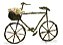 Bicicleta Decorativa de Cipó e Musgo com Cesta de Flores 50x17x70cm - Coleção Rustic - Ref 1720520 Páscoa Cromus - Imagem 1