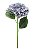 Haste Flor Hortência Azul 55x18cm com 1 Unidade - Flores Permanentes - Ref 1011792 Cromus - Imagem 1