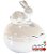 Pote Bomboniere de Cerâmica Ovo com Coelho de Páscoa Branco Perola - Coleção Perola - Ref 1014808 Páscoa Cromus - Imagem 1