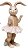 Coelha Decorativa de Resina em Pé com Vestido de Bailarina - Coleção Fancy - Ref 1827126 Páscoa Cromus - Imagem 1