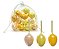 Ovos Para Pendurar Tipo Galinha Perolizado Sortido em Saco de Voal Jogo com 9 Unidades - Coleção Picolé - Ref 1823865 Páscoa Cromus 789856453687 - Imagem 1