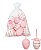 Ovos Para Pendurar Tipo Galinha Rosa e Branco Feliz Páscoa em Saco de Voal Jogo com 9 Unidades - Coleção Picolé - Ref 1821304 Páscoa Cromus - Imagem 1