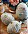 Kit com Três Ovos Para Pendurar Decorados com Juta e Botões P/M/G - Coleção Crocante - Ref 1521691 Páscoa Cromus - Imagem 2