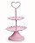 Suporte Para Doces de Metal 2 Andares Rosa - Coleção Cake - Ref 1521844 Cromus - Imagem 1