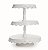 Suporte Para Doces de Metal 3 Andares Branco com Babado 37cm - Coleção Cake - Ref 1521816 Cromus - Imagem 1
