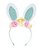 Tiara Orelhas de Coelho Verde com Flores e Glitter - Coleção Tiaras - Ref 1013168VD Páscoa Cromus - Imagem 1