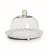 Suporte Para Bolo e Doces Bandeja de Metal Branca com Cúpula de Vidro - Coleção Cake - Ref 1521830 Cromus - Imagem 1