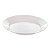 Prato Descartável Redondo de Acrílico Branco 21cm Com 10 Unidades - Plastilania - Imagem 1