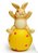 Coelho de Resina Sentado no Ovo Amarelo 15x9x7cm - Coleção Color Baby - Ref 1014715 Páscoa Cromus - Imagem 1