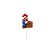 Vela Especial Super Mario Bros Encostado No Bloco - Festa Super Mario - Ref 29003526 Cromus - Imagem 1