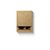 Caixa Quadrada com Luva Lisa Para 4 Doces 9.5x9.5x4cm Kraft com 10 Un - Ref 13003173 Cromus - Imagem 1