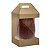 Caixa Maleta Kraft com Visor PVC Para Ovo 500Grs com 10 Unidades - Ref 13003391 Cromus - Imagem 1