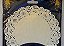 Papel Rendado Branco Redondo Doilies 29cm com 20 Unidades - CCS Decorações - Imagem 1